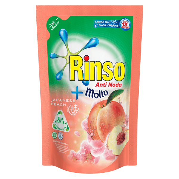 Rinso Molto Deterjen Cair Japanese Peach packshot