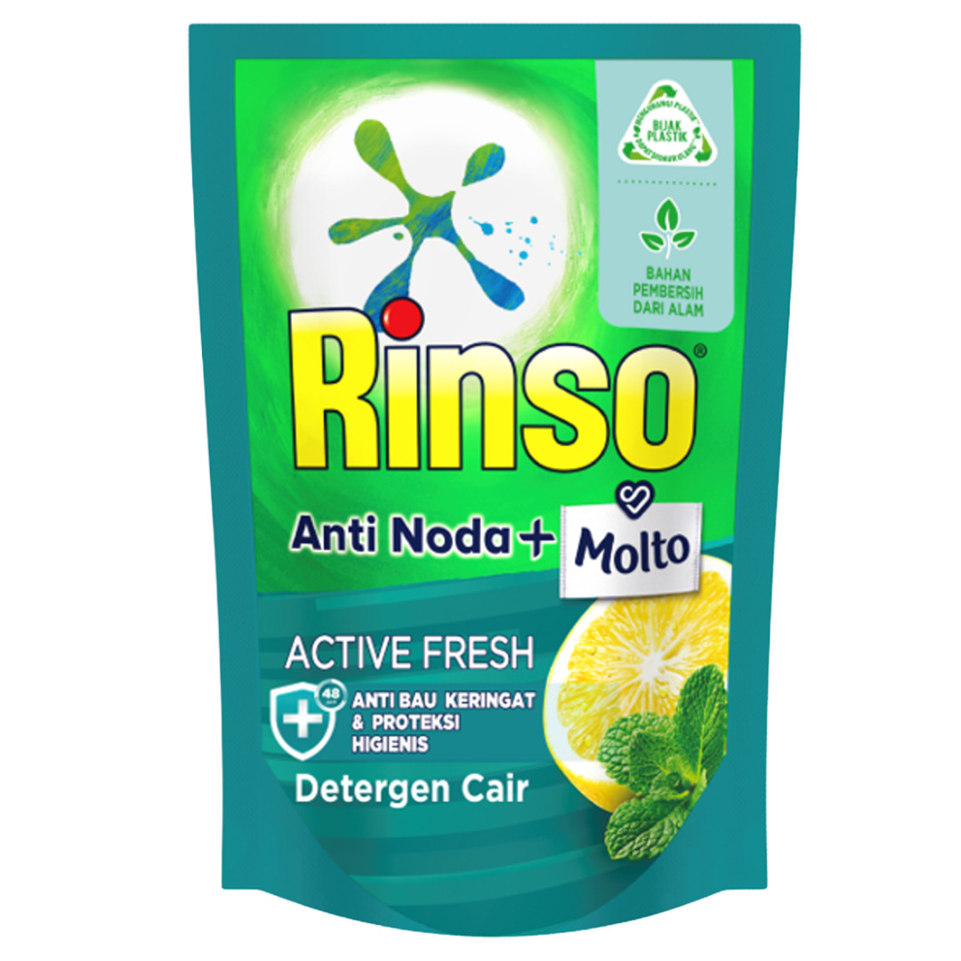 Rinso Active Fresh Deterjen Cair packshot