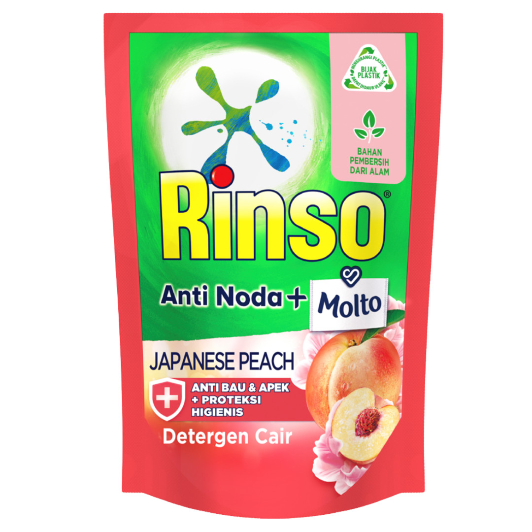 Rinso Molto Deterjen Cair Japanese Peach packshot