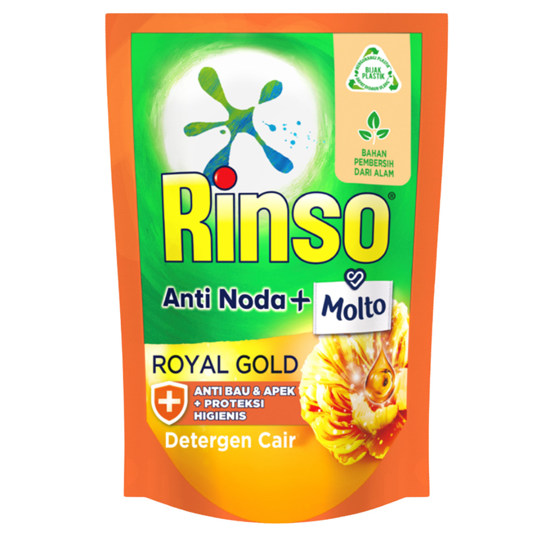 Rinso Molto Deterjen Cair Royal Gold packshot