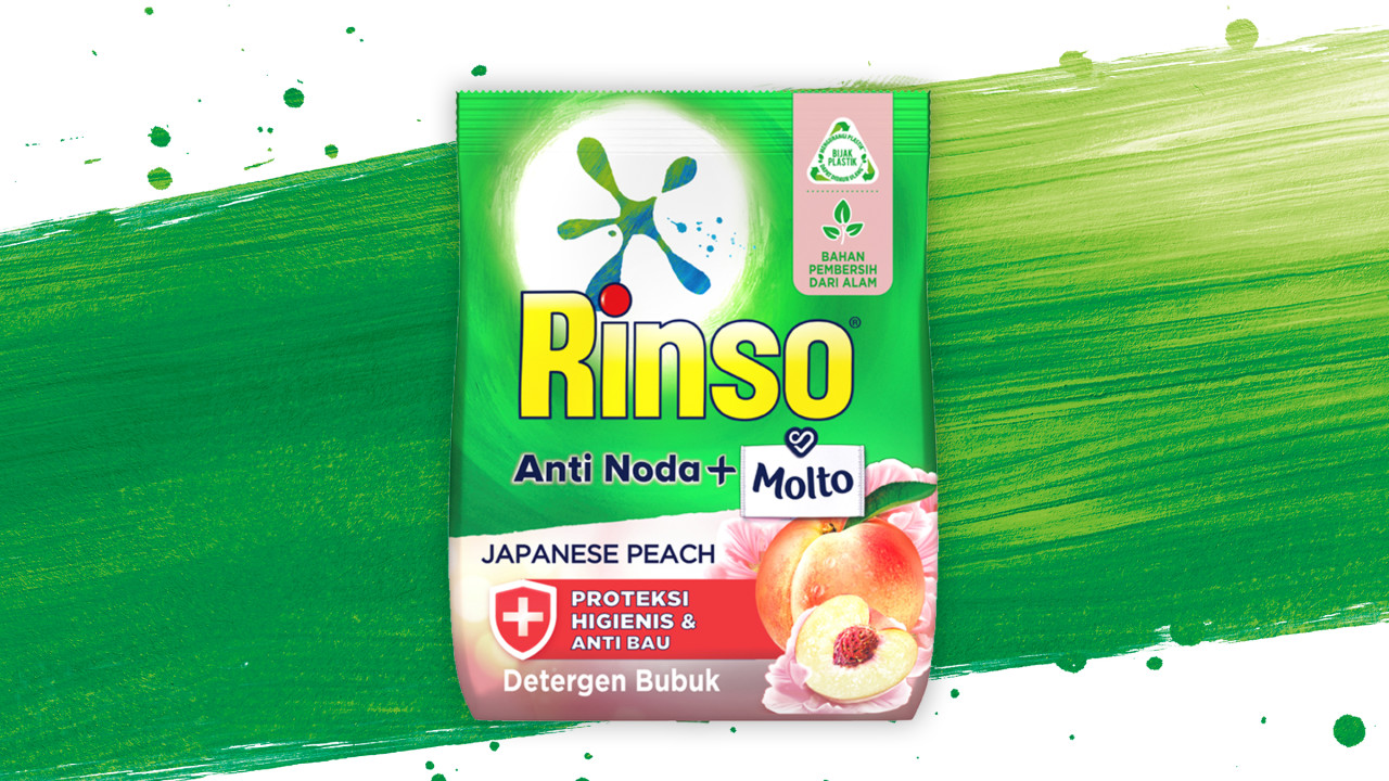 Rinso Molto Japanese Peach Detergen Bubuk